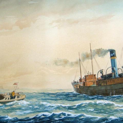 Pilot boat, Steam Coaster,UK,  Adshead, Eade,