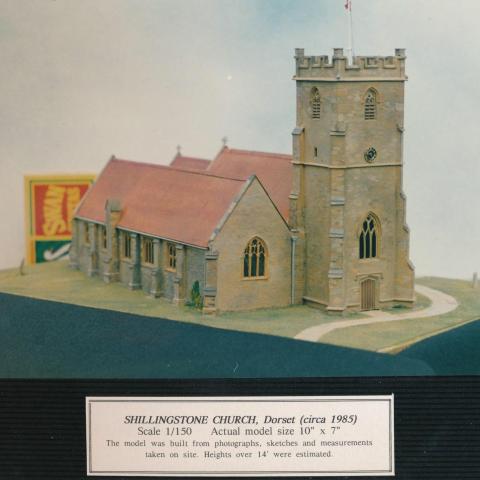 Shillingstone Church, Dorset circa 1985