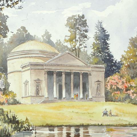 Stourhead Estate near Mere, Wiltshire, England